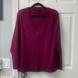 LANE BRYANT maroon sweater size 18/20